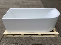 Wb - half vrijstaand ligbad rechts 180x80x60 cm - afbeelding 1 van  4