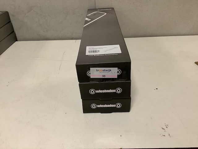 Wb - ida 28.5024 - dubbele handdoekrek 60 cm lang. (3x) - afbeelding 1 van  3