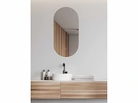 Wb - lumia 38.3713 - spiegel ovaal met led, dimbaar en spiegelverwarming 50 x 100 cm - afbeelding 1 van  3