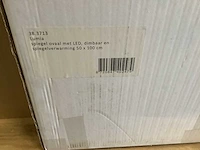 Wb - lumia 38.3713 - spiegel ovaal met led, dimbaar en spiegelverwarming 50 x 100 cm - afbeelding 2 van  3