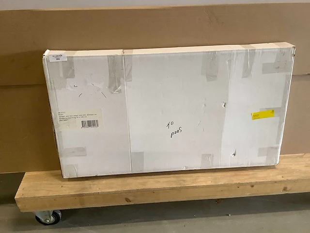 Wb - nomi 38.3712 - spiegel met lijst ovaal met led, dimbaar en spiegelverwarming 50x100 cm - afbeelding 3 van  3