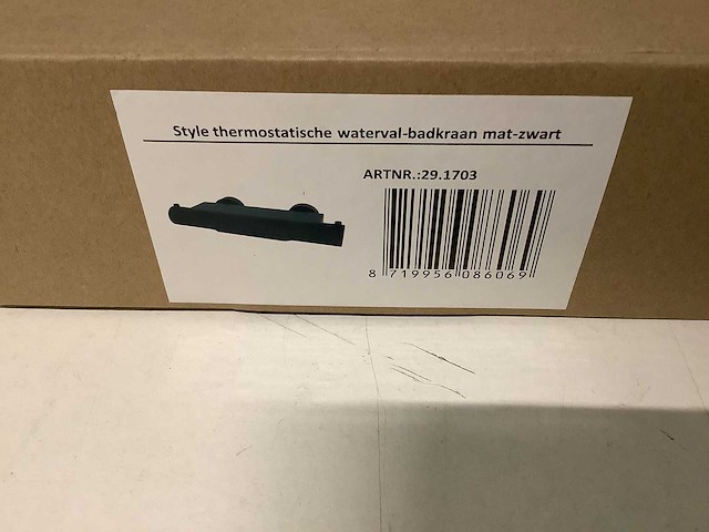 Wb - style 29.1403 - badkraan waterval thermostatisch 1/2 inch. - afbeelding 3 van  3