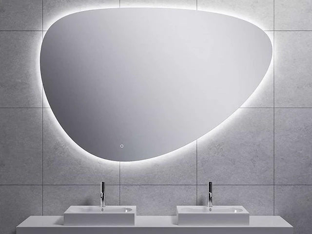 Wb - uovo 38.4164 - condensvrije led spiegel dimbaar 80 x 55 cm - afbeelding 1 van  3