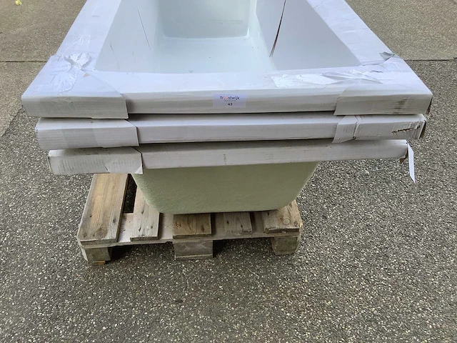Wb - xellanz santino sq - 3x inbouw duo ligbad 180x80 cm. - afbeelding 5 van  5