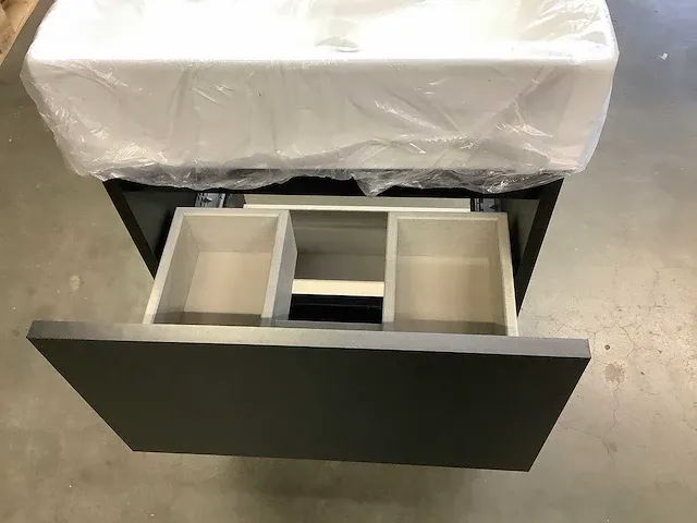 Wb xellanz - 38.4303 - mini onderkast met 2 laden en wastafel. - afbeelding 3 van  5