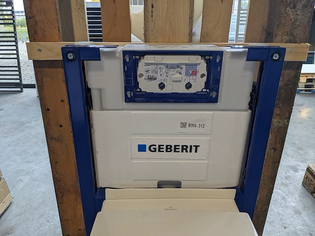 Wc set, geberit/villeroy&boch, glanswit - afbeelding 4 van  7
