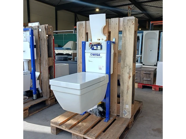 Wc set, wisa/duravit, glanswit - afbeelding 1 van  13