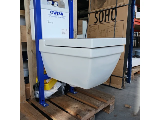Wc set, wisa/duravit, glanswit - afbeelding 8 van  13