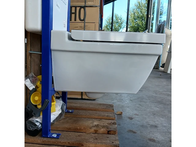 Wc set, wisa/duravit, glanswit - afbeelding 13 van  13
