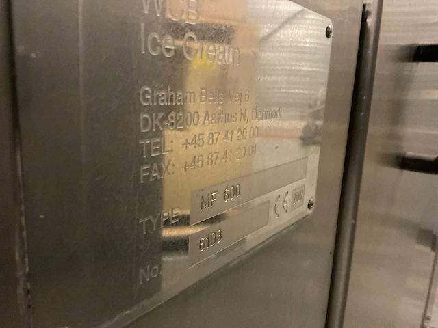Wcb ice cream mf 600 ice cream contineous freezer - afbeelding 5 van  5