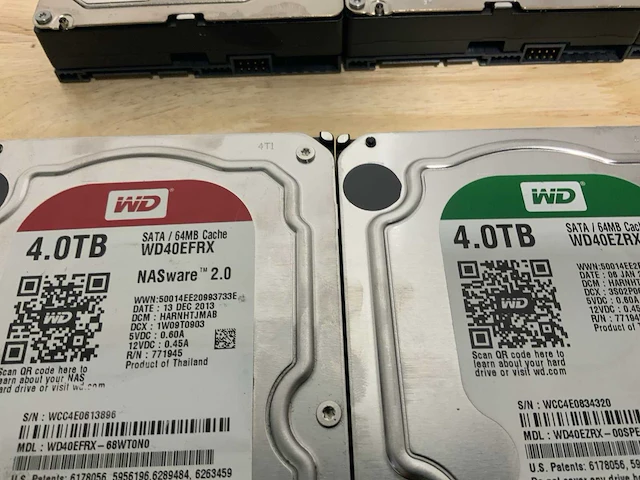 Wd 4tb & 6tb hdd interne (9x) - afbeelding 4 van  4
