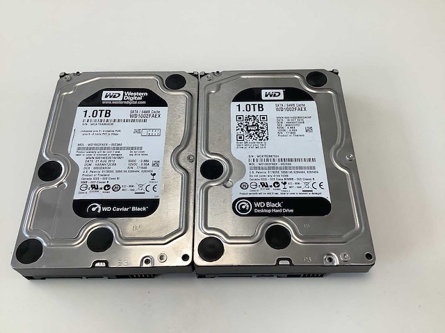 Wd black 1.0tb sata interne hardeschijf (2x) - afbeelding 2 van  4