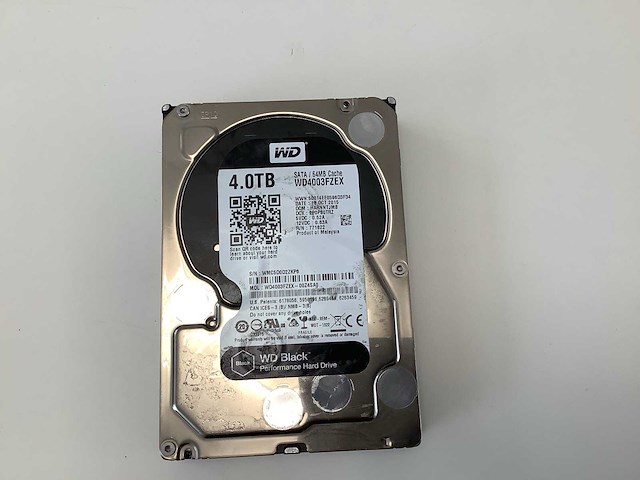 Wd black 4.0tb sata interne hardeschijf - afbeelding 2 van  3