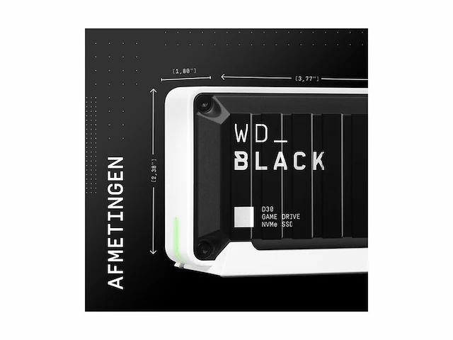 Wd black d30 500gb game drive ssd for xbox - ssd speed and memory compatible with xbox series x|s - afbeelding 2 van  5