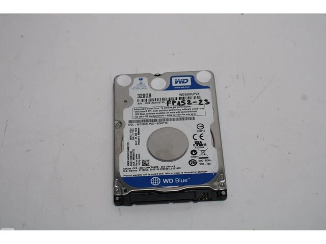 Wd3200lpvx - 320gb interne harde schijf - sata - 2.5 wd - western digital - afbeelding 2 van  2