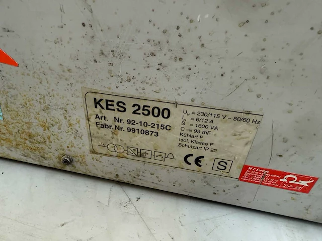 We europe kes 2500 stiftlasmachine - afbeelding 3 van  4