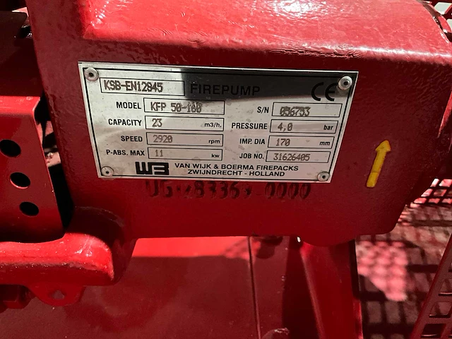We kfp50-160 sprinklerpomp - afbeelding 11 van  11