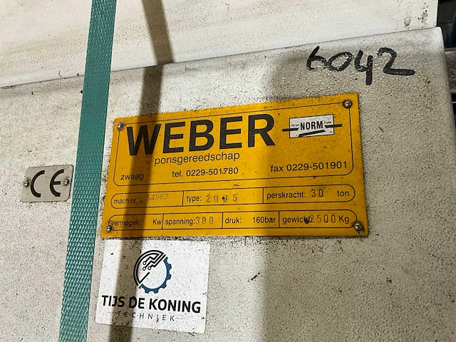Weber 2005 ponsmachine - afbeelding 3 van  11