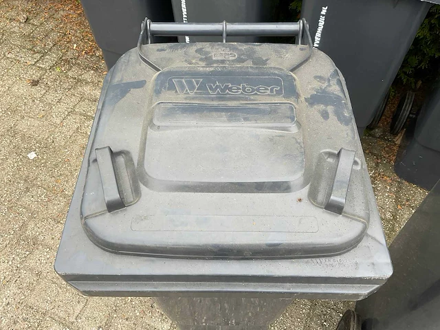 Weber afvalcontainer - 80 liter (4x) - afbeelding 3 van  8