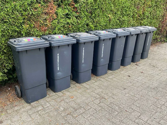 Weber afvalcontainer - 80 liter (8x) - afbeelding 1 van  8