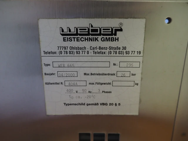 Weber eistechnik gmbh - afbeelding 2 van  10