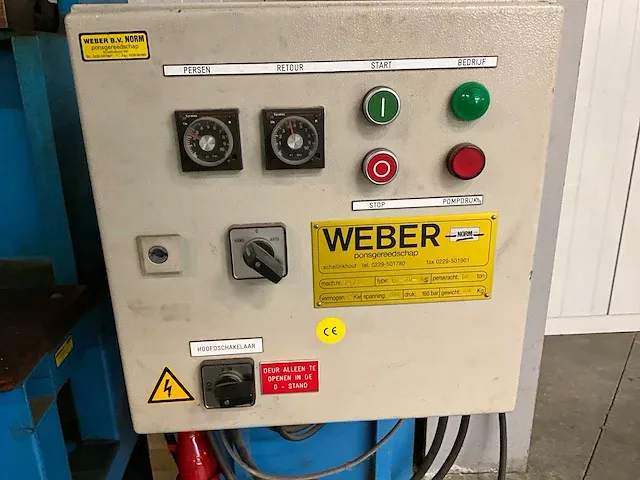 Weber hpb-2000v ponsmachine - afbeelding 7 van  9