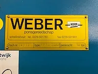 Weber hpb-2000v ponsmachine - afbeelding 9 van  9