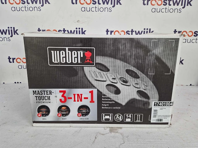 Weber master-touch gbs premium e-5775 barbecue - afbeelding 2 van  3