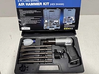 Weber tools pneumatische beitelhamer 9 delig in koffer - afbeelding 1 van  2