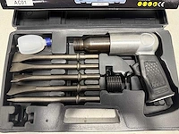 Weber tools pneumatische beitelhamer 9 delig in koffer - afbeelding 2 van  2