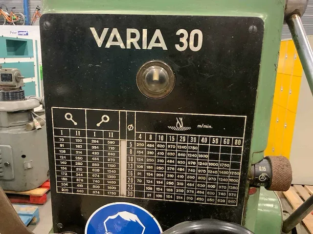 Webo varia 30 kolomboormachine - afbeelding 16 van  16