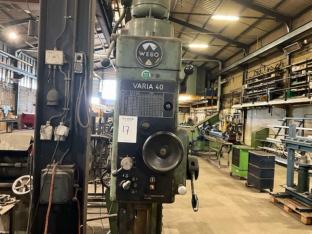 Webo vario 40 kolomboormachine - afbeelding 8 van  12