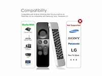 Wechip w3 air mouse 4in1 w3 voice remote 2.4g draadloze afstandsbediening voor nvidia shield/android tv box/pc/projector/htpc/allesineen pc - afbeelding 2 van  4