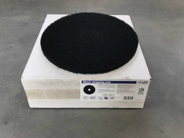 Wecoline zwarte striping pad 17 inch (5x) - afbeelding 2 van  3