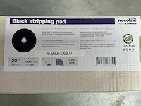 Wecoline zwarte striping pad 20 inch (5x) - afbeelding 2 van  2