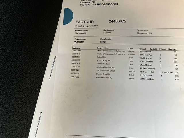 Wecovi partij afvalemmers - afbeelding 2 van  10