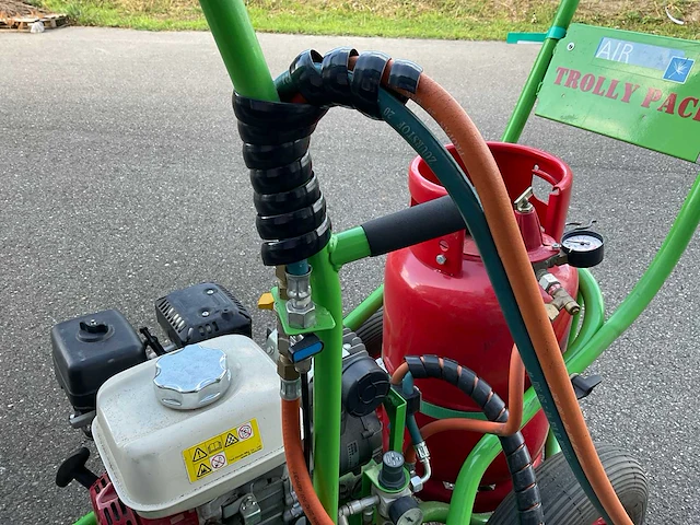 Weed control air hand trolly onkruidbrander - afbeelding 11 van  12
