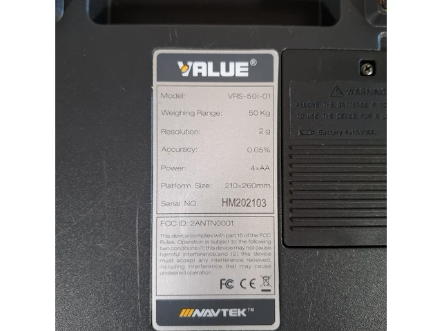 Weegschaal, value, vrs-50i-01 - afbeelding 5 van  8