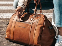 Weekendtas chesterfield, kiel, cognac - afbeelding 3 van  8