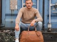 Weekendtas chesterfield, kiel, cognac - afbeelding 4 van  8