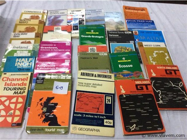 Wegenkaarten divers vnl uk - afbeelding 1 van  3