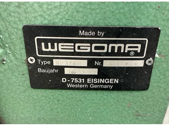 Wegoma gs 126p afkortzaag - afbeelding 7 van  9