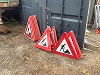 Wegwerkzaamheden borden (14x) - afbeelding 1 van  5
