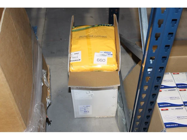 Wegwerp overalls rsg maat xl in 2 dozen. ca. 25 stuks. - afbeelding 1 van  2