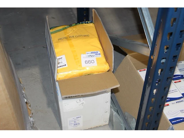 Wegwerp overalls rsg maat xl in 2 dozen. ca. 25 stuks. - afbeelding 2 van  2