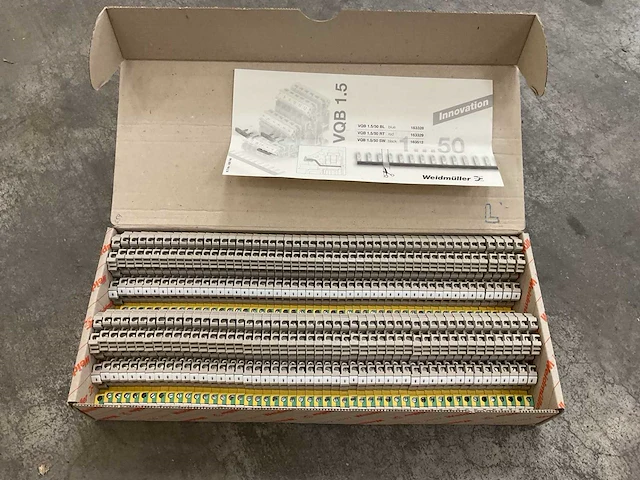 Weidmüller dla 2.5/d db doos á 100 stuks sensor/aktorklemmen (4x) - afbeelding 1 van  4