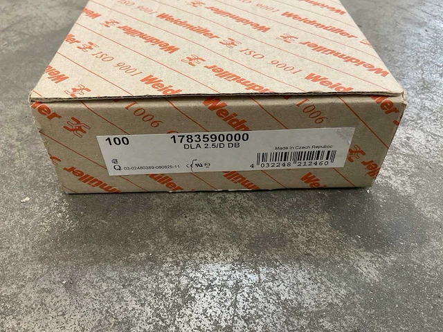 Weidmüller dla 2.5/d db doos á 100 stuks sensor/aktorklemmen (4x) - afbeelding 4 van  4