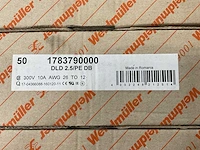 Weidmüller dld 2.5/pe db doos á 50 stuks sensor/aktorklemmen (3x) - afbeelding 2 van  2