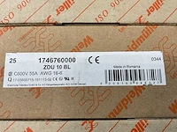 Weidmüller zdu 10 bl doos á 25 stuks verbindingsrijgklemmen (5x) - afbeelding 2 van  2