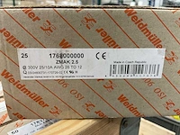 Weidmüller zmak 2.5 doos á 25 stuks verbindingsrijgklemmen - afbeelding 2 van  2
